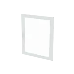 CTT36S drzwi, transparentne, białe do obudów typu ComfortLine z zamkiem, 921x771mm (WxS)
