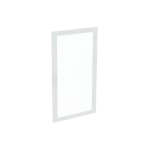 CTT39S drzwi, transparentne, białe do obudów typu ComfortLine z zamkiem, 1371x771mm (WxS)