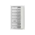 CU26VM obudowa biała p/t, 72M, IP30, 125A, II klasa, 1014x615x125mm (WxSxG) | szyny DIN + media | drzwi pełne | N+PE bezśrubowe