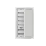 CU26VML obudowa biała p/t, 72M, IP30, 125A, II klasa, 1014x615x125mm (WxSxG) | szyny DIN + media | drzwi wentylowane | N+PE bezśrubowe