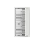 CU27VML obudowa biała p/t, 84M, IP30, 125A, II klasa, 1164x615x125mm (WxSxG) | szyny DIN + media | drzwi wentylowane | N+PE bezśrubowe