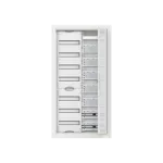 CU27VMW obudowa biała p/t, 84M, IP30, 125A, II klasa, 1164x615x125mm (WxSxG) | szyny DIN + media | drzwi WiFi | N+PE bezśrubowe