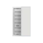 CU26VD obudowa biała p/t, 144M, IP30, 125A, II klasa, 1014x615x125mm (WxSxG) | szyny DIN | drzwi stylizowane | N+PE bezśrubowe