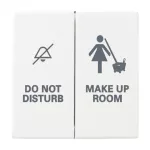 1785/11-84 KLAWISZ Z NADRUKIEM. DO NOT DISTURB MAKE UP ROOM -FUTURE-BIAŁY STUDYJNY