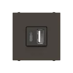 N2285.1 AN | ładowarka USB-A+C 2M | Zenit AN antracyt