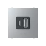 N2285.1 PL | ładowarka USB-A+C 2M | Zenit PL srebrny