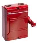 KSF425TPSN Rozłącznik pożarowy w czerwonej obudowie z aluminiowej 4-bieg, 25A, IP65, napęd z przodu, membranowe zaślepki kablowa