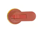 OHY80J6 Rączka żółto-czerwona IP65, długość 80mm, na wałek 6mm, oznaczenie: I-0, ON-OFF, blokada kłódkowa w pozycji OFF