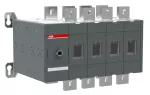 OT1000E04C Przełącznik (I-0-II) 1000A, 4P, napęd z przodu, bez wałka i rączki, montaż na płycie montażowej, zestaw śrub do zaci