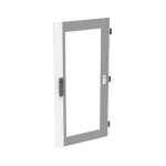TZT207 drzwi, transparentne, szare do obudów typu TwinLine z szyldem i wkładką dwupiórową, 1093x539mm (WxS)