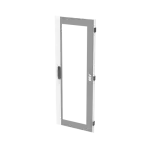 TZT209 drzwi, transparentne, szare do obudów typu TwinLine z szyldem i wkładką dwupiórową, 1393x539mm (WxS)