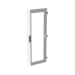 TZT209 drzwi, transparentne, szare do obudów typu TwinLine z szyldem i wkładką dwupiórową, 1393x539mm (WxS)