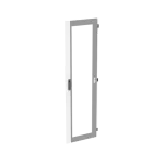 TZT212 drzwi, transparentne, szare do obudów typu TwinLine z szyldem i wkładką dwupiórową, 1843x539mm (WxS)