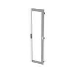 TZT212 drzwi, transparentne, szare do obudów typu TwinLine z szyldem i wkładką dwupiórową, 1843x539mm (WxS)