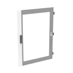 TZT307 drzwi, transparentne, szare do obudów typu TwinLine z szyldem i wkładką dwupiórową, 1093x789mm (WxS)