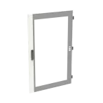 TZT308 drzwi, transparentne, szare do obudów typu TwinLine z szyldem i wkładką dwupiórową, 1243x789mm (WxS)