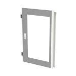 TZT205L drzwi, strona lewa, transparentne, szare do obudów typu TwinLine bez zamka, 793x539mm (WxS)