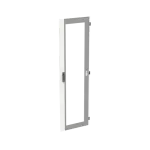 TZT212R drzwi, strona prawa, transparentne, szare do obudów typu TwinLine z szyldem i wkładką dwupiórową, 1843x539mm (WxS)