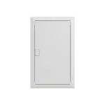 UZS636N drzwi z ramką, maskownicą, szyną DIN oraz zaciskami N+PE bezśrubowymi, biała, do obudów UK63(...), 622x384mm (WxS)