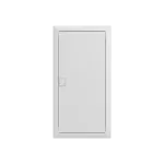 UZS648N drzwi z ramką, maskownicą, szyną DIN oraz zaciskami N+PE bezśrubowymi, białe, do obudów UK64(...), 747x384mm (WxS)