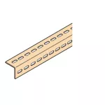 TS4004 Profile montażowe W=1600mm, IS2 (2 szt)