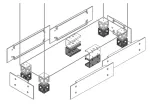 ZN1010 Cokół - elementy narożne 100mm(kpl=4szt)