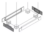 ZN3000 Cokół IS/AM (zaślepki) 100x300mm (kpl=2szt)