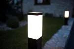 SU-MA lampa stojąca zewnętrzna Inox kwadratowa SS802-650