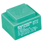TEZ 10,0/D 230/ 6-6V TEZ Jednofazowy transformator do obwodów drukowanych zalewany
