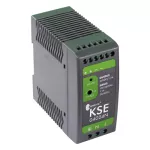 KSE 04012P 230/ 12VDC 3,3A Zasilacz impulsowy stabilizowany IP20 na szynę DIN TH-35 z zabezpieczeniem mozliwością regulacji napięcia