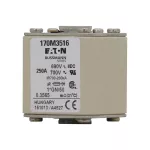 170M3516 Wkładka szybka, 250 A, AC 690 V, compact size 1, 45 x 59 x 51 mm, aR, IEC, UL