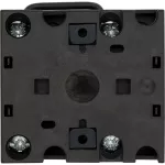 T0-1-8210/E Przełącznik zasilania, Styki: 2, 20 A, tabliczka: 1-0-2, 60 °, bez samopowrotu, montaż natablicowy, pokrętło czarne bez możliwości blokady