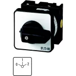 T0-3-8451/E Przełącznik zasilania, Styki: 6, 20 A, tabliczka: 0-1-2, 60 °, bez samopowrotu, montaż natablicowy, pokrętło czarne bez możliwości blokady