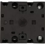 T0-3-8401/E Przełącznik nawrotny, Styki: 5, 20 A, tabliczka: 1-0-2, 45 °, bez samopowrotu, montaż natablicowy, pokrętło czarne bez możliwości blokady