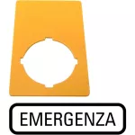 M22-XZK-I99 szyld do przycisku M22-PV.. EMERGENZA