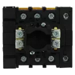 P1-40/EA/SVB/N/HI11 Rozłącznik główny, 3 bieg.+N+1NO+1NC, 40 A, montaż natablicowy, pokrętło czerwono-żółte z blokadą na kłódkę
