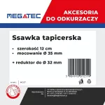 Ssawka Megatec tapicerska mala 12 cm, mocowanie Ø32 + Ø35 mm, Megatec