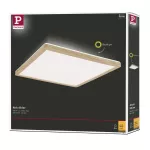 PAULMANN Plafoniera ATRIA Wood Backlight 16W 293X293 1600lm 3000K IP44 230V drewnopodobny / tworzywo sztuczne