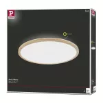 PAULMANN Plafoniera ATRIA Wood Backlight 22W 420mm 2300lm 4000K IP44 230V drewnopodobny / tworzywo sztuczne