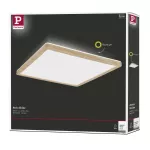 PAULMANN Plafoniera ATRIA Wood Backlight 16W 293X293 1600lm 4000K IP44 230V drewnopodobny / tworzywo sztuczne