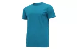VILS T-shirt bawełniany morski niebieski L (52)