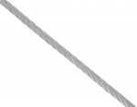 Lina stalowa, ocynkowana, 6,0x7,0, FI 1,5, 10 m, konfekcja, krążek