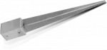 podstawa słupa wbijana, 121x900 mm