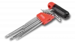 Zestaw kluczy imbusowych HEX Cr-V krótkie 1,5-10 mm 10cz