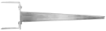 Wspornik słupa do wbijania, regulowany, 0-160x700x2x4,0 mm