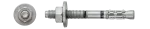 R-HPTIIZFD Kotwa opaskowa M8x65 mm, ocynk płatkowy, Opcja 1 - DIN 9021 Podkładka, [OP 100]