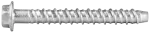 R-LX wkręt do betonu M12 14,9x75 mm, łeb heksagonalny z kołnierzem, ocynk galwaniczny, [OP 50]