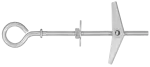 SPO Metalowy kołek rozkładany M4x75mm z hakiem [OP 50]