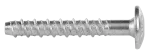 R-LX wkręt do betonu M6 7,5x35 mm, łeb soczewkowy powiększony, ocynk galwaniczny, [OP 100]