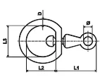 Okrętka super 4 mm, 2szt